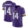 Tlead MN.Vikings #14 Jauan Jennings Player Purple Limited Vapor Untouchable Home Game Stitched Jerseys