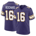 Tlead MN.Vikings #16 Will Reichard Player Purple Classic Home Game Stitched Jerseys
