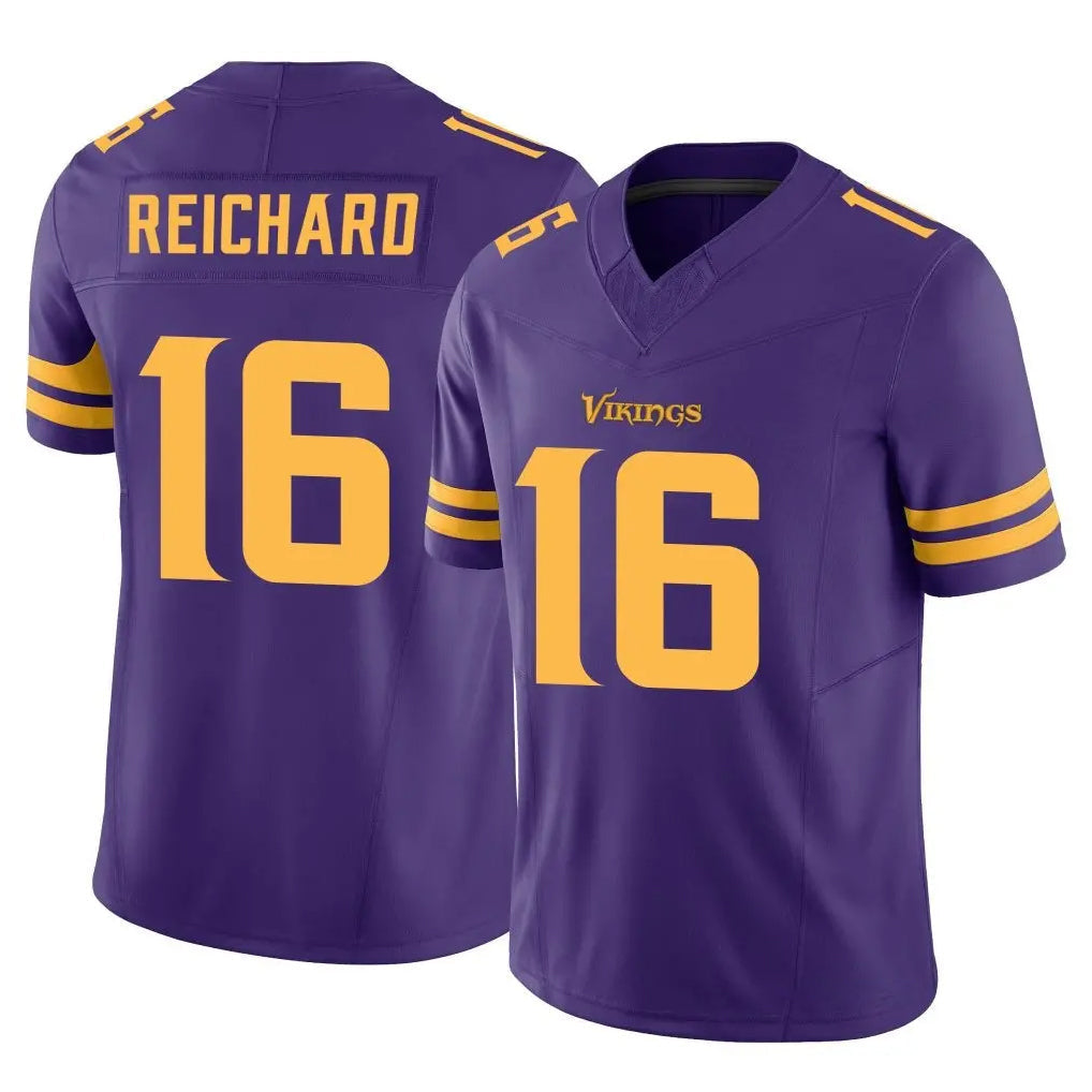 Tlead MN.Vikings #16 Will Reichard Player Purple Limited Alternate Vapor F.U.S.E. Home Game Stitched Jerseys