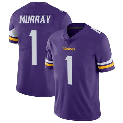 Tlead MN.Vikings #1 Kyler Murray Player Purple Limited Vapor Untouchable Home Game Stitched Jerseys