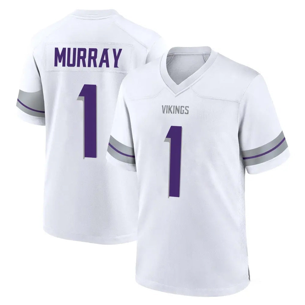 Tlead MN.Vikings #1 Kyler Murray Player White Alternate Home Game Stitched Jerseys