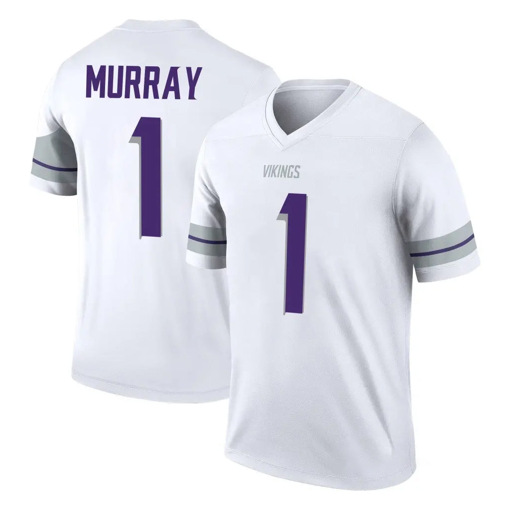 Tlead MN.Vikings #1 Kyler Murray Player White Alternate Legend Home Game Stitched Jerseys