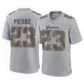 Tlead MN.Vikings #23 James Pierre Player Gray Atmosphere Fashion Home Game Stitched Jerseys
