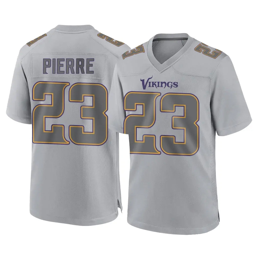 Tlead MN.Vikings #23 James Pierre Player Gray Atmosphere Fashion Home Game Stitched Jerseys