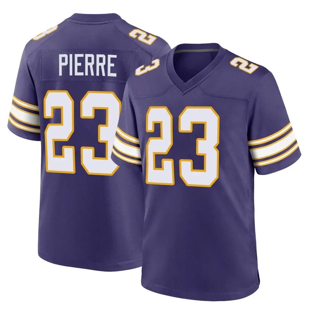 Tlead MN.Vikings #23 James Pierre Player Purple Classic Home Game Stitched Jerseys
