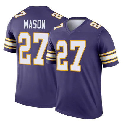Tlead MN.Vikings #27 Jordan Mason Player Purple Limited Classic Home Game Stitched Jerseys