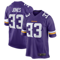 Tlead MN.Vikings #33 Aaron Jones Purple Game Player Jersey Stitched American Stitched Jerseys