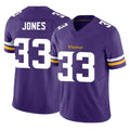 Tlead MN.Vikings #33 Aaron Jones Sr. Player Purple Limited Vapor F.U.S.E. Home Game Stitched Jerseys