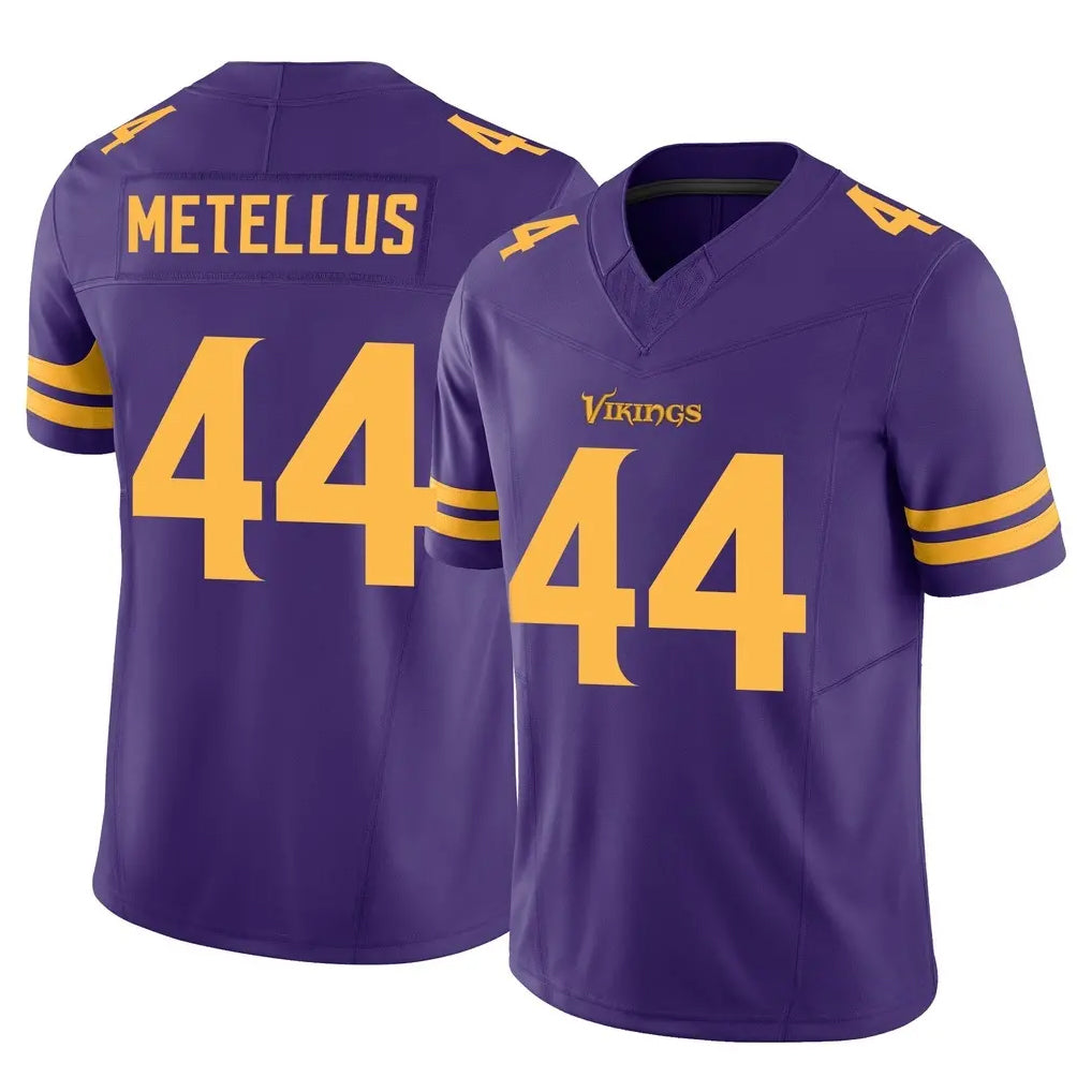 Tlead MN.Vikings #44 Josh Metellus Player Purple Limited Alternate Vapor F.U.S.E. Home Game Stitched Jerseys