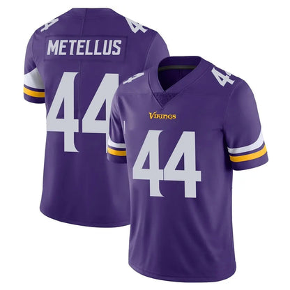 Tlead MN.Vikings #44 Josh Metellus Player Purple Limited Vapor Untouchable Home Game Stitched Jerseys