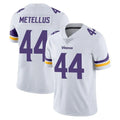 Tlead MN.Vikings #44 Josh Metellus Player White Limited Vapor Untouchable Home Game Stitched Jerseys