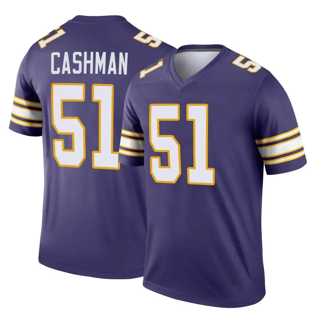 Tlead MN.Vikings #51 Blake Cashman Player Purple Limited Classic Home Game Stitched Jerseys