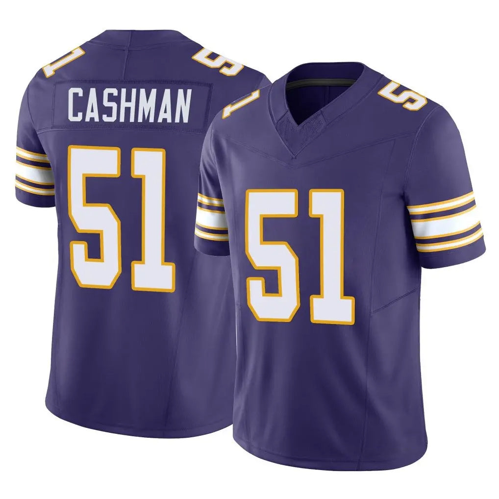Tlead MN.Vikings #51 Blake Cashman Player Purple Limited Classic Vapor F.U.S.E. Home Game Stitched Jerseys
