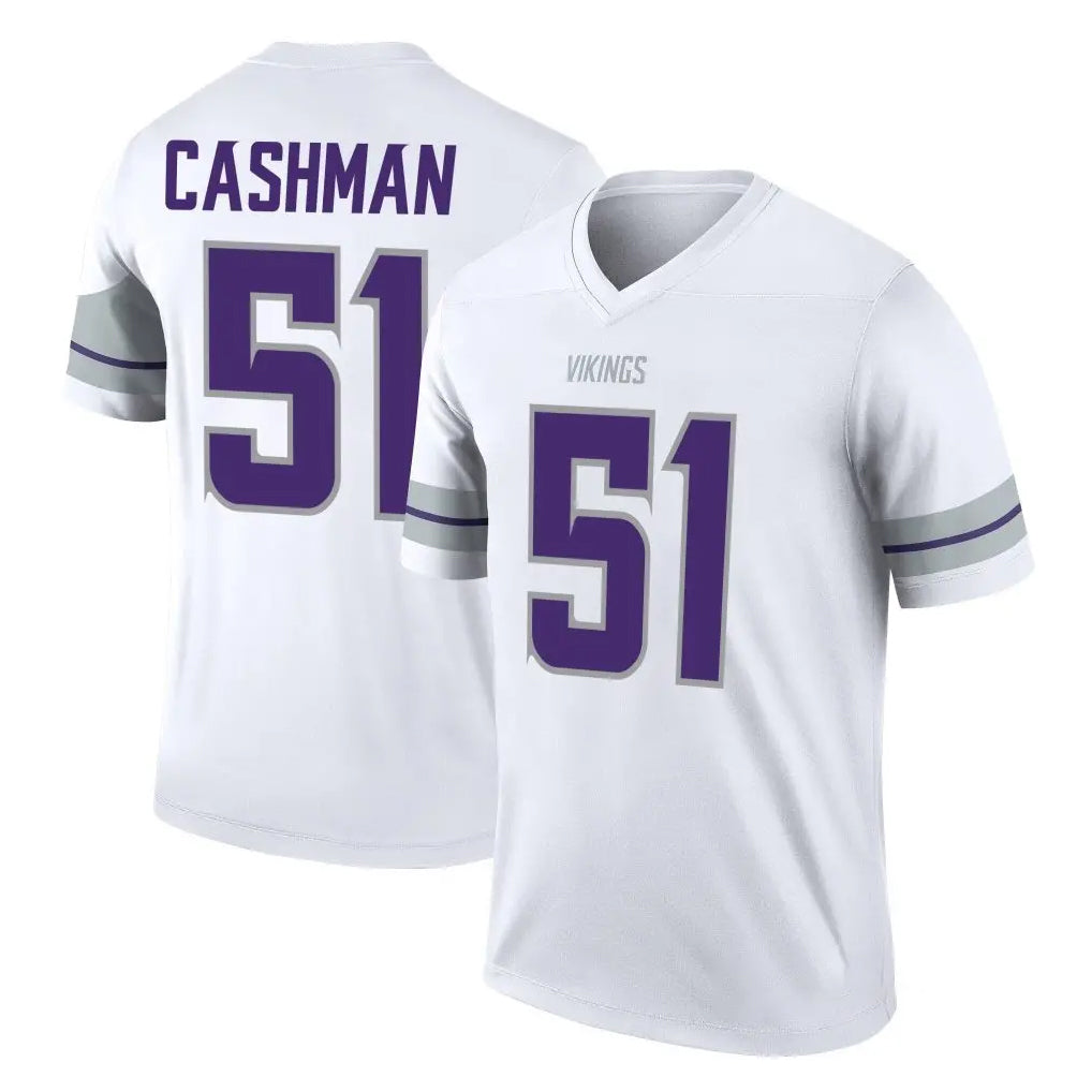 Tlead MN.Vikings #51 Blake Cashman Player White Alternate Legend Home Game Stitched Jerseys