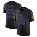 Tlead MN.Vikings #55 Eric Wilson Player Black Impact LImited Home Game Stitched Jerseys