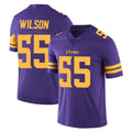 Tlead MN.Vikings #55 Eric Wilson Player Purple Limited Color Rush Home Game Stitched Jerseys