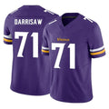 Tlead MN.Vikings #71 Christian Darrisaw Player Purple Limited Vapor F.U.S.E. Home Game Stitched Jerseys