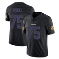 Tlead MN.Vikings #75 Brian O'Neill Player Black Impact LImited Home Game Stitched Jerseys