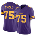 Tlead MN.Vikings #75 Brian O'Neill Player Purple Limited Alternate Vapor F.U.S.E. Home Game Stitched Jerseys
