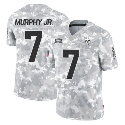 Tlead MN.Vikings #7 Byron Murphy Jr. Player Arctic Camo Salute To Service Limited Game Stitched Jerseys