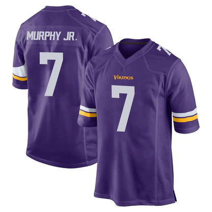 Tlead MN.Vikings #7 Byron Murphy Jr. Player Purple Home Game Stitched Jerseys