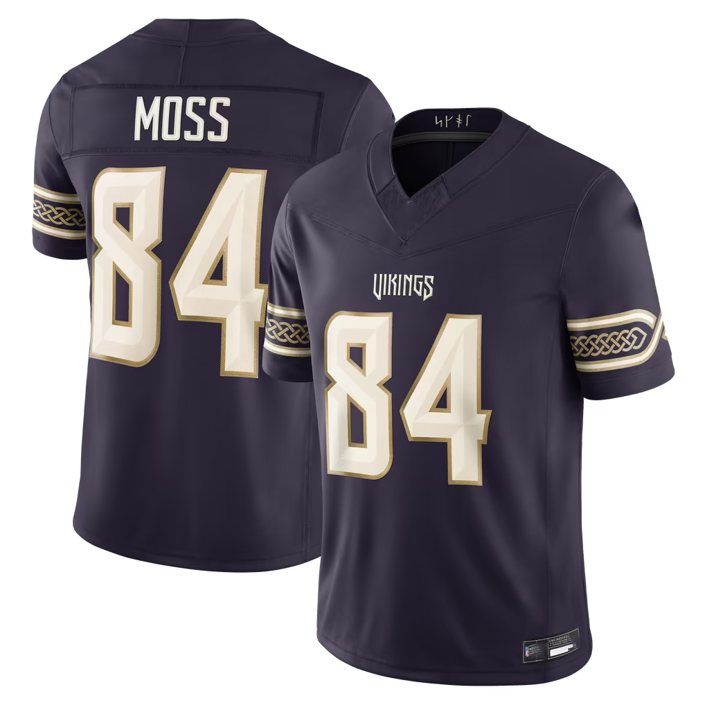 Tlead MN.Vikings #84 Randy Moss Purple 2026 Rivalries Collection Limited Stitched Jerseys