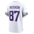 Tlead MN.Vikings #87 T.J. Hockenson White Alternate Game Player Jersey American Stitched Jersey