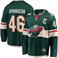 Tlead M.Wild #46 Jared Spurgeon Green Home Breakaway Player Jerseys