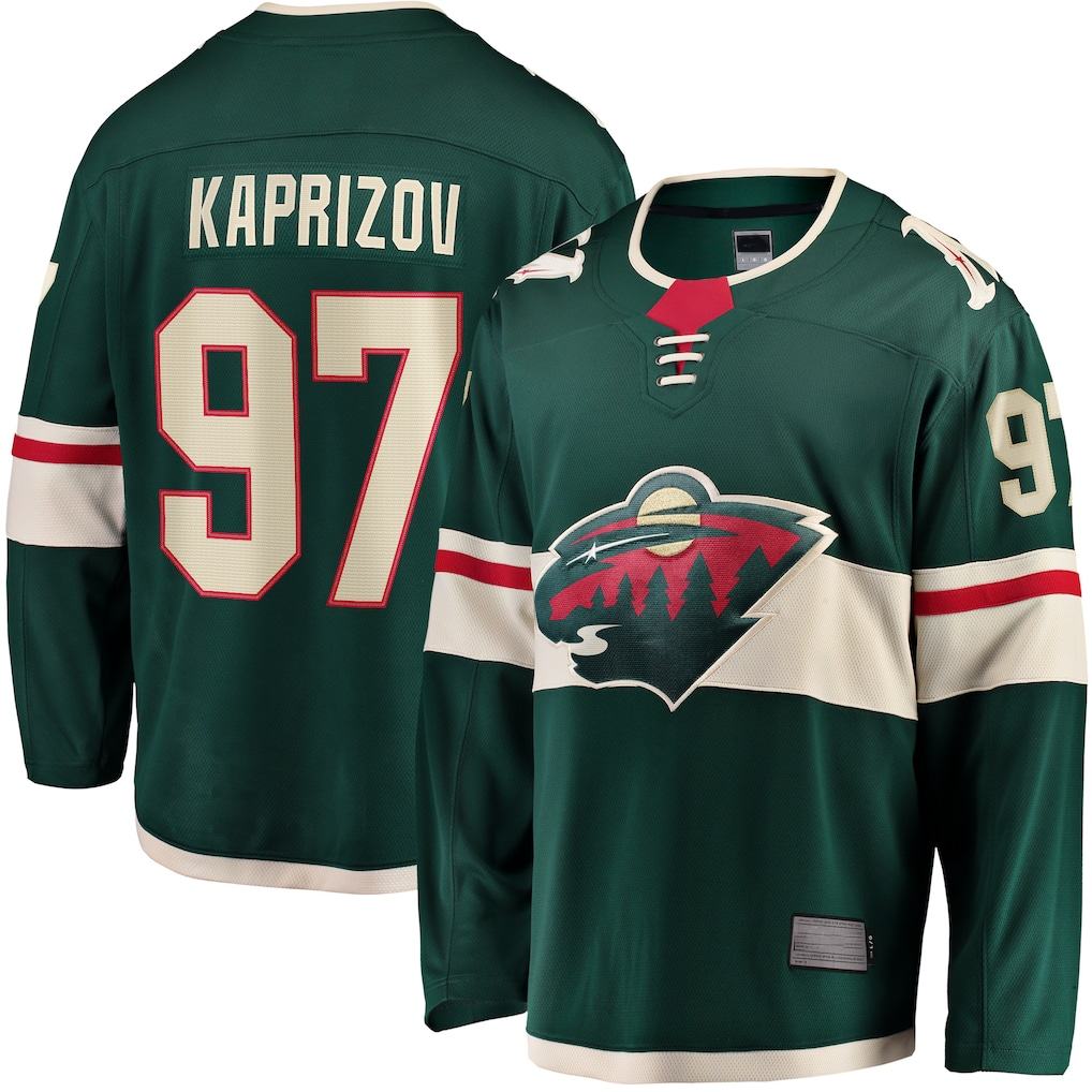 Tlead M.Wild #97 Kirill Kaprizov Green Home Breakaway Replica Jerseys