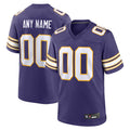 Tlead Custom MN.Vikings Secondary Alternate Game Stitched Jerseys