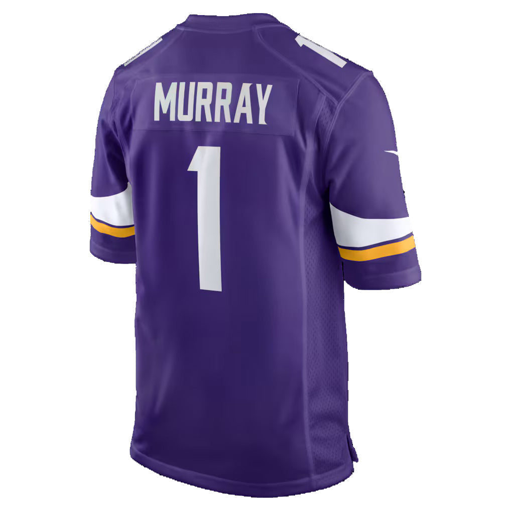 Tlead MN.Vikings #1 Kyler Murray Purple Game Stitched Jerseys