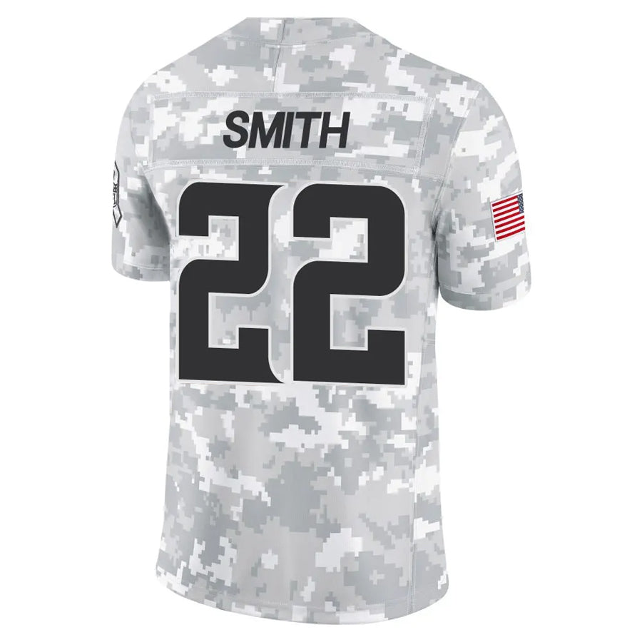 Tlead MN.Vikings #22 Harrison Smith Player Arctic Camo Salute to Service Limited Stitched Jerseys