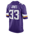 Tlead MN.Vikings #33 Aaron Jones Player Purple Home Game Stitched Jerseys