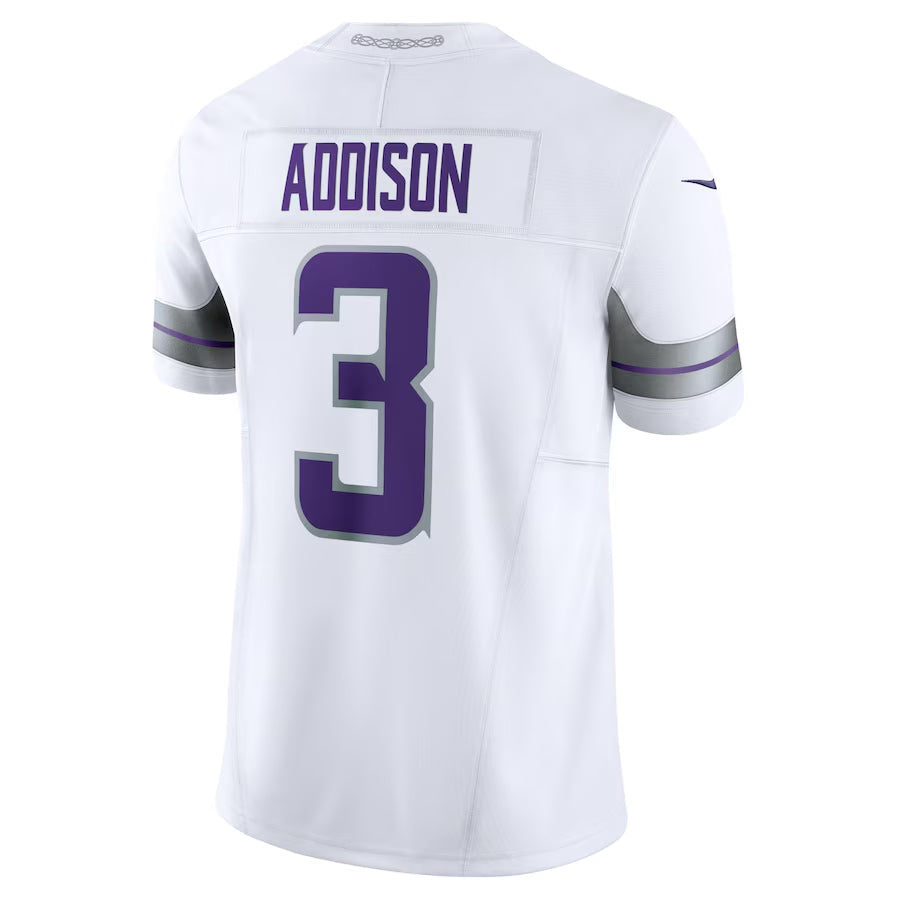 Tlead MN.Vikings #3 Jordan Addison Player Alternate Vapor F.U.S.E. Limited Stitched Jerseys