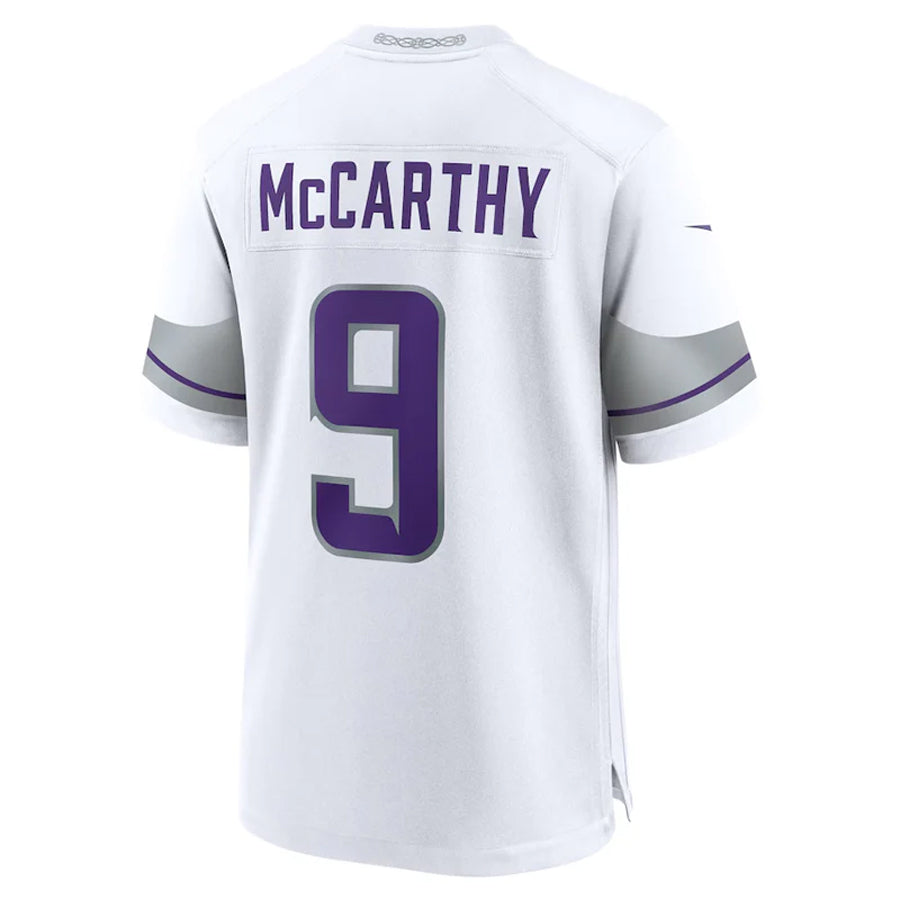Tlead MN.Vikings #9 J.J. McCarthy Player White Alternate Game Stitched Jerseys