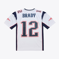 Tlead NE.Patriots  #12 Tom Brady Mitchell & Ness White 2000 Legacy Replica Jersey Stitched Puhic Game Jerseys