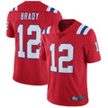 Tlead NE.Patriots #12 Tom Brady Player Red Home Limited Stitched Jerseys