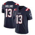 Tlead NE.Patriots #13 Mack Hollins Player Navy Vapor Untouchable Home Game Stitched Jerseys