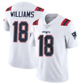 Tlead NE.Patriots #18 Kyle Williams Player White Vapor Untouchable Home Game Stitched Jerseys