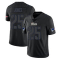 Tlead NE.Patriots #25 Marcus Jones Player Black Impact LImited Home Game Stitched Jerseys
