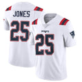Tlead NE.Patriots #25 Marcus Jones Player White Vapor Untouchable Home Game Stitched Jerseys