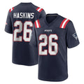 Tlead NE.Patriots #26 Hassan Haskins Navy Home Game Stitched Jerseys