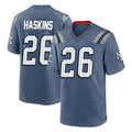Tlead NE.Patriots #26 Hassan Haskins Player Blue Rivalries Collection Home Game Stitched Jerseys