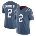 Tlead NE.Patriots #2 Harold Landry III Player Blue Limited Rivalries Collection Home Game Stitched Jerseys
