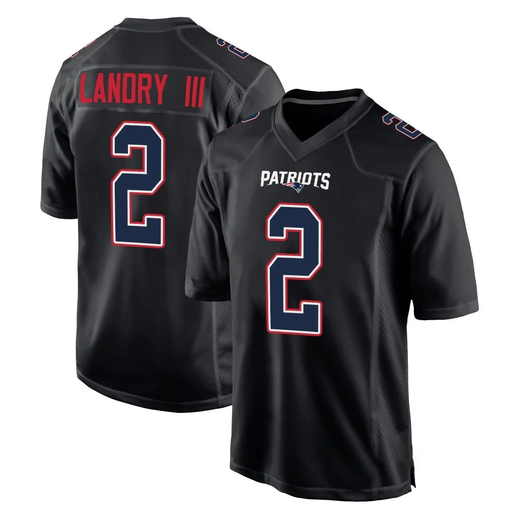 Tlead NE.Patriots #2 Harold Landry III Player Carbon Fashion Limited Home Game Stitched Jerseys