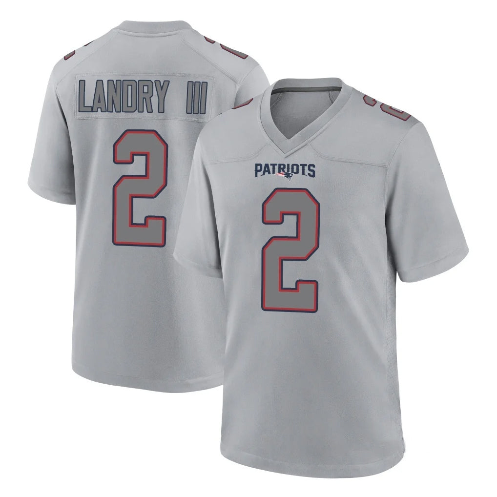 Tlead NE.Patriots #2 Harold Landry III Player Gray Fashion Limited Home Game Stitched Jerseys