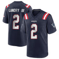 Tlead NE.Patriots #2 Harold Landry III Player Navy Home Game Stitched Jerseys