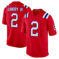 Tlead NE.Patriots #2 Harold Landry III Player Red Home Game Stitched Jerseys