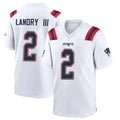 Tlead NE.Patriots #2 Harold Landry III Player White Home Game Stitched Jerseys