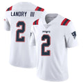 Tlead NE.Patriots #2 Harold Landry III Player White Vapor Untouchable Home Game Stitched Jerseys
